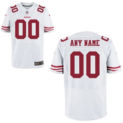 San Francisco 49ers Nike Custom Elite Jersey - White