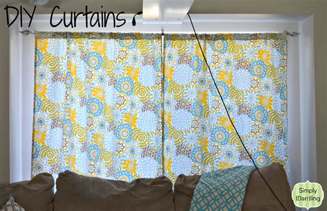 Easy DIY Curtains - Simply {Darr}ling