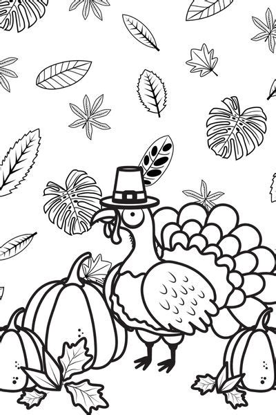 Thanksgiving Turkey Coloring Pages - Easy Crafts For Kids