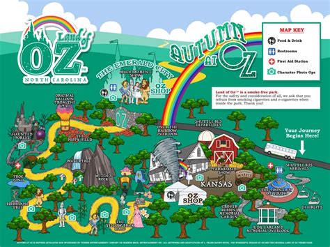 Land of Oz Map and Brochure (1970 - 2023) | ThemeParkBrochures.net