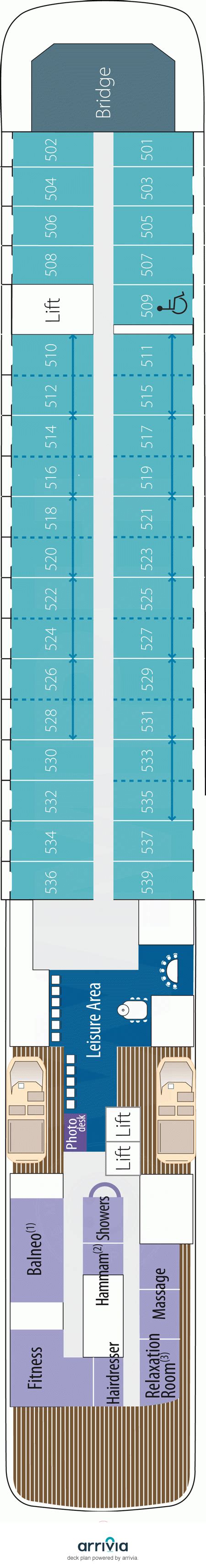 Le Soleal Deck Plans