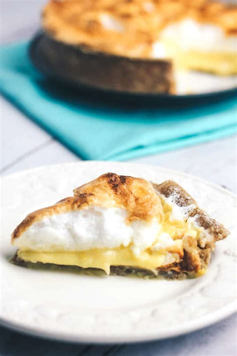 Sugar Free Lemon Meringue Pie | Add Some Veg