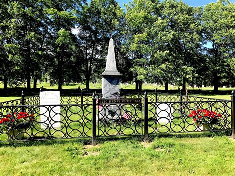 Henry Knox family plot, Thomaston Village Cemetery, Thomaston, Maine Thomaston Maine, Henry Knox ...