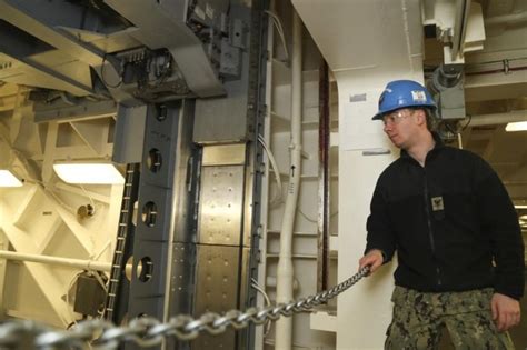 Second advanced weapons elevator completed on USS Gerald R. Ford - UPI.com