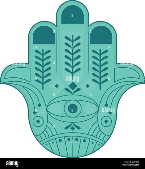 indian hamsa amulet Stock Vector Image & Art - Alamy