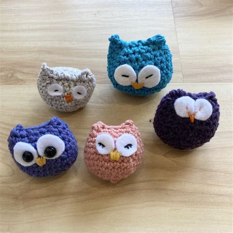 Crocheted Amigurumi Owl