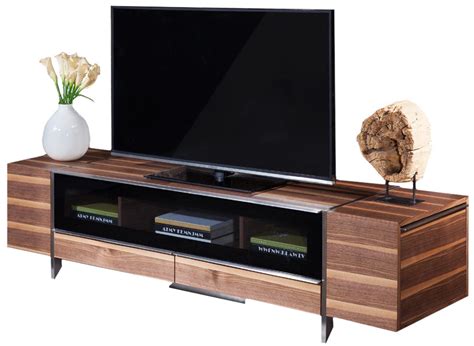 Igor Modern Walnut TV Stand, Modern Tv Stand Walnut