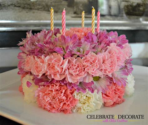 How to Make a Floral Birthday Cake - Celebrate & Decorate