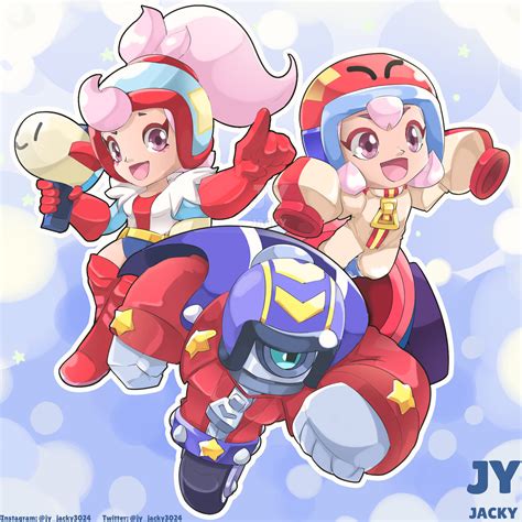 ArtStation - Janet, Bonnie and Stu Brawl Stars fanart