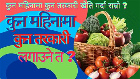 कुन महिनामा कुन तरकारी लगाउने?Best Vegetables to Grow All Month?How to grow vegetable?Tarkari ...