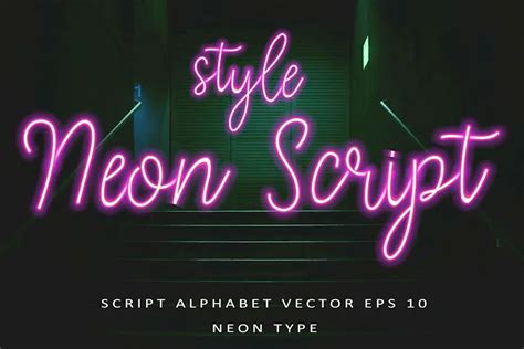 37 Best Neon Fonts to Sparkle Your Designs (Updated) - Onedesblog