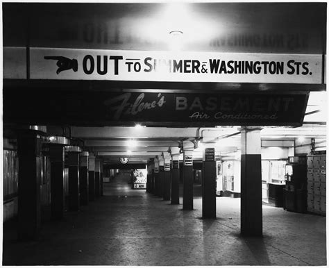 Subway Stop, Summer Street, With Signs Pointing to Exits f… | Flickr