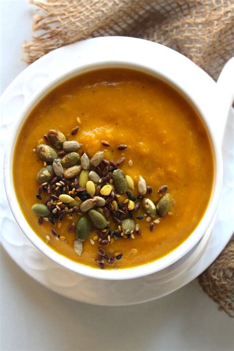 Roasted Pumpkin Soup, Vegan & Gluten Free - THEYELLOWDAAL