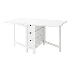 Mesas extensíveis - IKEA Norden Gateleg Table, Ikea Usa, Concrete Dining Table, Painted Drawers ...