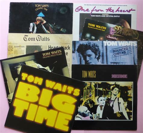 Lot of 8 albums by Tom Waits, including a live album, a - Catawiki