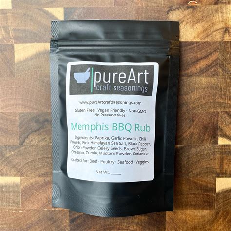 Memphis BBQ Rub · pureArt craft seasonings