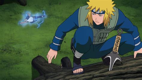 Image - Minato flies to a kunai.png | Narutopedia | FANDOM powered by Wikia