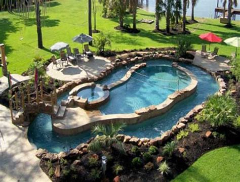 Lazy River Luxury Swimming Pool Design & Construction North Houston | Backyard Oasis, Inc