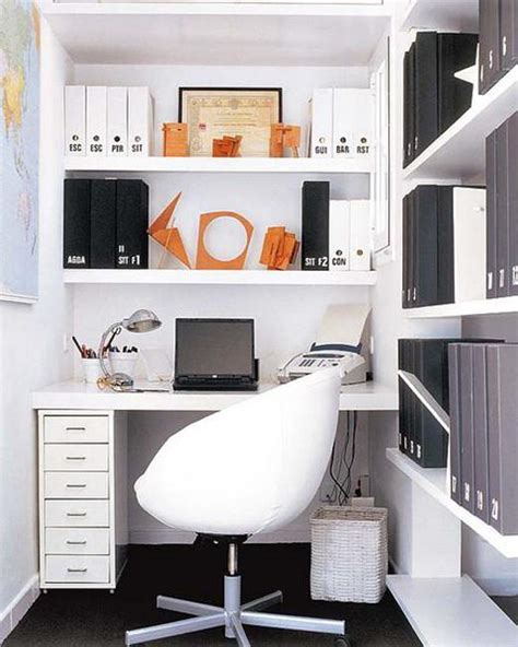 22 Space Saving Ideas for Small Home Office Storage