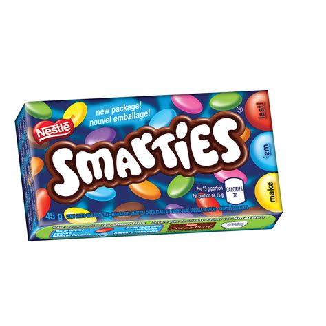 Nestlé Smarties Candy Coated Chocolates, 45 g, 24/BX | Grand & Toy