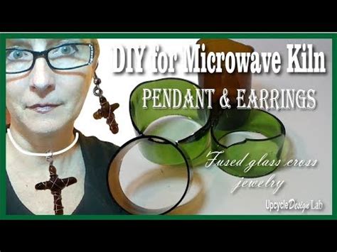 Simple Fused Glass Jewelry Project for Fuseworks Microwave Kiln - YouTube