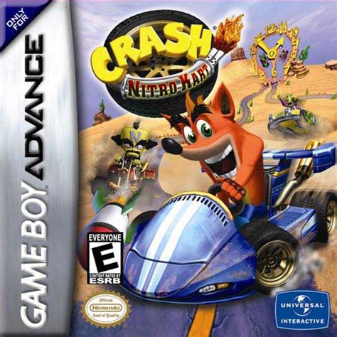 Crash Nitro Kart Nintendo Game Boy Advance Game