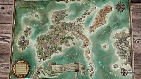 Regional Fantasy Map The Realm of Haven Digital Map DnD Pathfinder and other RPGs Digital Art ...