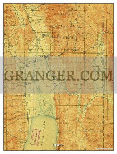 Image of USA TIMELESS MAPS. Montpelier, Idaho, Map 1911, 1:125000 ...