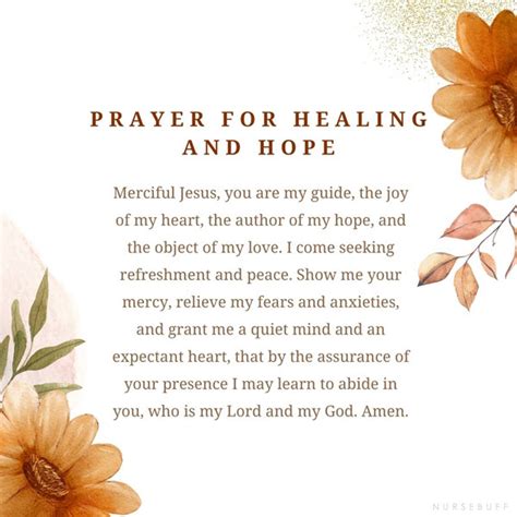 20 Powerful Prayers for Healing and Recovery - NurseBuff