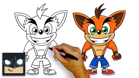 How To Draw Crash Bandicoot