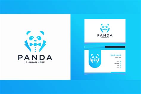 Panda Logo Design Graphic by 29Graphic · Creative Fabrica