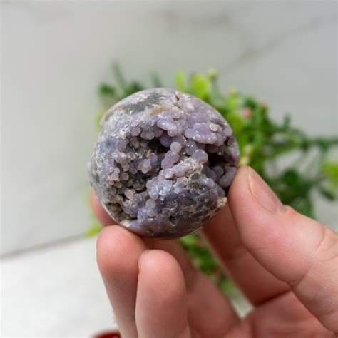 Grape Agate Sphere #5 - The Crystal Council