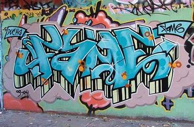 New Graffiti Letters: Sweet and Cool Graffiti Tag Names Blue Style