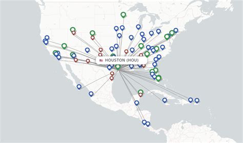 Direct (non-stop) flights from Houston to San Antonio - schedules - FlightsFrom.com