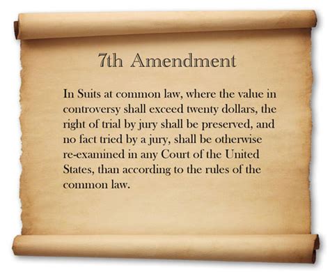 7th Amendment - The Bill of Rights