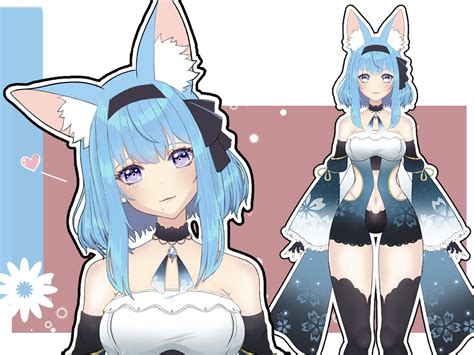 Custom made Vtuber Character | Bust-up design character | Customizable Vtuber | vtuber model ...