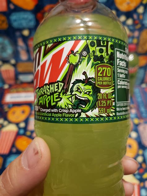 Mountain Dew Mtn. Dew Thrashed Apple 20 Oz. Bottle - Etsy