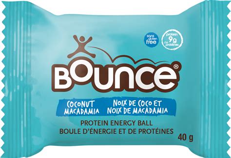 Download HD Bounce Energy Balls Coconut & Macademia Protein Bliss - Bounce Spirulina & Ginseng ...