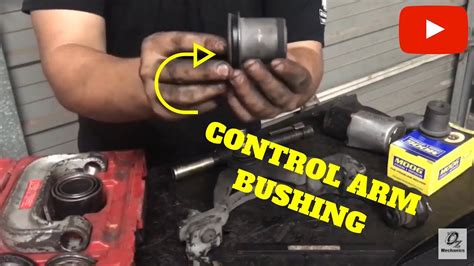 How to replace control arm bushings - YouTube