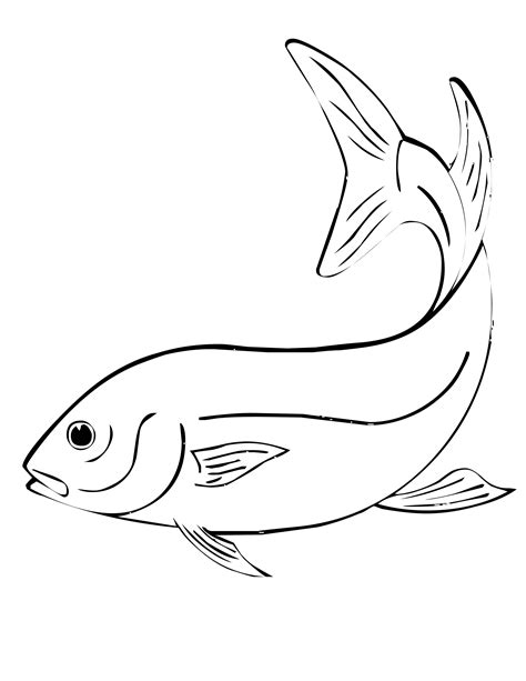 Free Printable Fish Coloring Pages For Kids