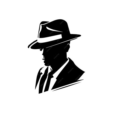 Premium Vector | Agent logo vector detective logo