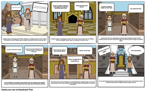 Antigone storyboard Storyboard by 67270ec8