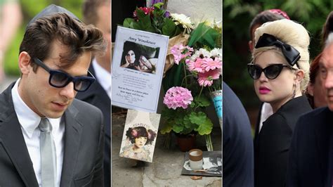 Stars Turn Out For Amy Winehouse's Funeral, Father Says She Was Happy & Sober