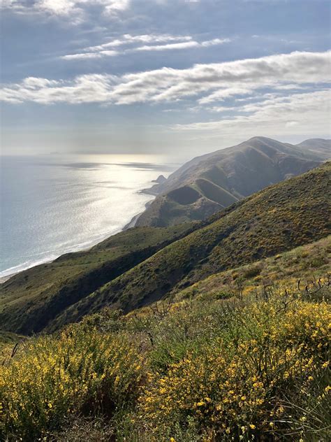 Hiking on the Ray Miller Trail, Point Mugu State Park, California, USA ...