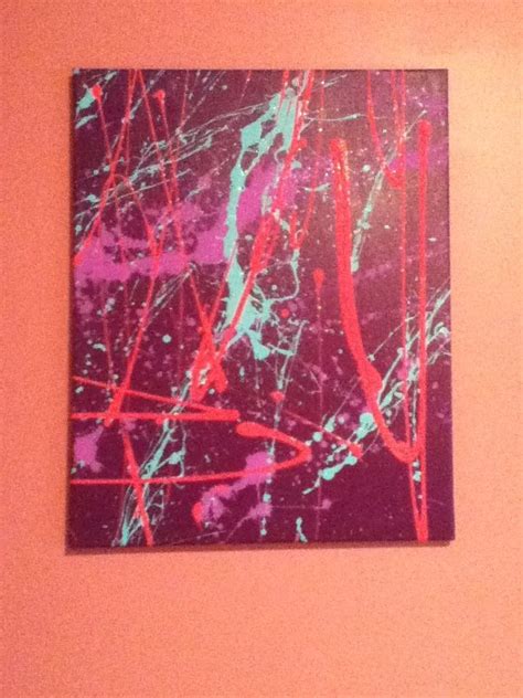 Paint splatter canvas | Painting, Splatter paint canvas, Art