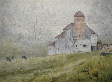 Old Barn Watercolor Paintings at GetDrawings | Free download