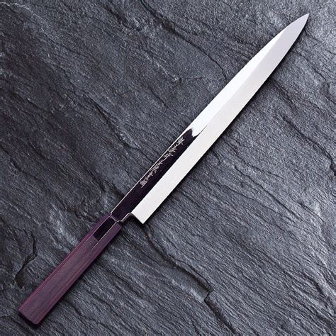 SAKAI TAKAYUKI YANAGI / SASHIMI KNIFE - BLUE STEEL #2 HONYAKI MIRROR F – HITACHIYA USA