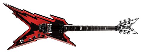 Dean Dime Razorbolt Electric Guitar - Black / Red - 000000000007