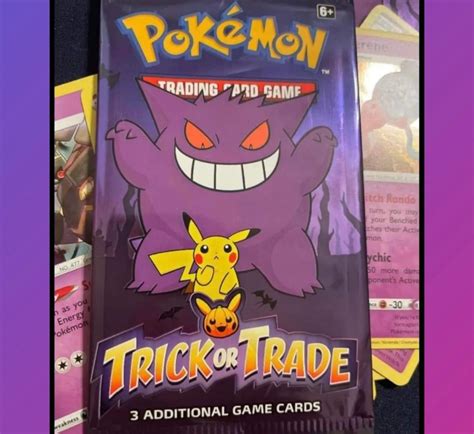 2 bags 40 (ct) Pokemon Trick or Trade BOOster Bundle Halloween - town-green.com