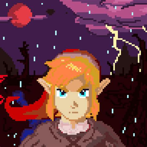 Blood Moon Link : r/PixelArt